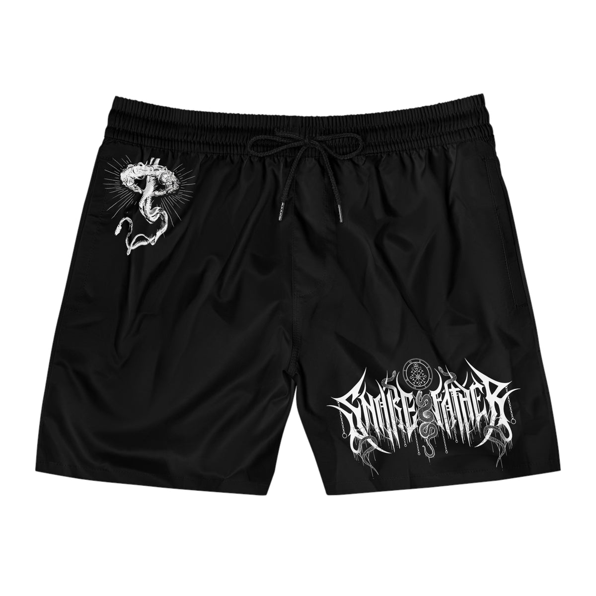 Black SF Crown Shorts